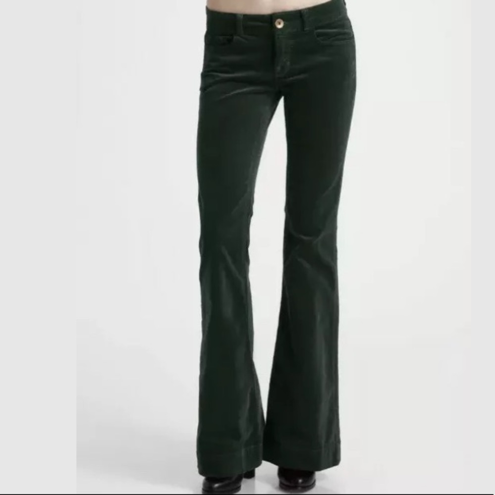 J Brand LOVE STORY Black Forest Cord Flare SOLD!